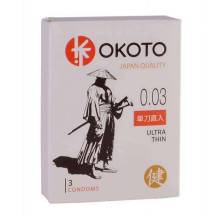 Презервативы Okoto Ultra Thin, 3 шт