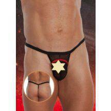 Стринги мужские SoftLine Collection с красной полоской, чёрный, S/L. Нет в наличии Стринги мужские SoftLine Collection с красной полоской, чёрный, S/L