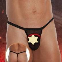 Стринги мужские SoftLine Collection с красной полоской, чёрный, S/L. Нет в наличии Стринги мужские SoftLine Collection с красной полоской, чёрный, S/L