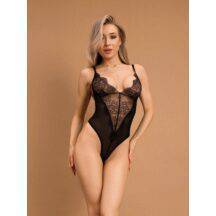 Боди с V-образным вырезом Le Frivole Muse XXL-XXXL, чёрное