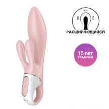 Вибратор-кролик с расширением Satisfyer Air Pump Bunny 3, розовый