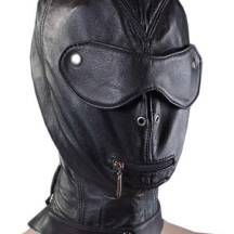 Шлем глухой на ошейнике Подиум, чёрный