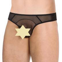 Трусы мужские со вставками из сетки  SoftLine Collection, чёрный, XL