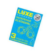 Презервативы Luxe Заключенный из Алабамы Банан, 3 шт
