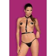 Портупея Obsessive A 738 harness, Чёрный, One size