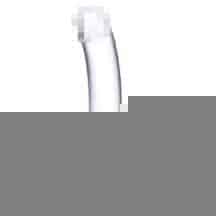 Фаллоимитатор Glas Curved G-Spot 18 см, бесцветный