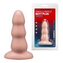 Анальная рельефная пробка Doc Johnson, до 12 см, телесный. Нет в наличии Анальная рельефная пробка Doc Johnson, до 12 см, телесный