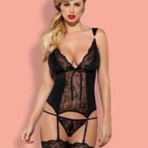 Корсаж и стринги Charmea Obsessive, S/M