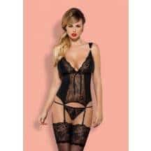 Корсаж и стринги Charmea Obsessive, S/M. Нет в наличии Корсаж и стринги Charmea Obsessive, S/M