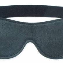 Маска двухсторонняя BDSM Арсенал из натуральной кожи, чёрная, OS