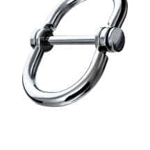 Наручники в форме восьмерки  маленькие, TOYFA Metal,серебр.