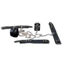 Набор для фиксации Подиум с цепями, черный