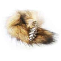 Анальная пробка с искусственным волчьим хвостом LoveToys S, серебряная. Нет в наличии Анальная пробка с искусственным волчьим хвостом LoveToys S, серебряная