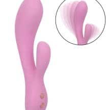 Ультрагибкий вибратор-кролик с фиксацией формы CalExotics Contour Zoie, розовый Ультрагибкий вибратор-кролик с фиксацией формы CalExotics Contour Zoie, розовый