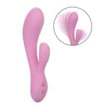 Ультрагибкий вибратор-кролик с фиксацией формы CalExotics Contour Zoie, розовый Ультрагибкий вибратор-кролик с фиксацией формы CalExotics Contour Zoie, розовый