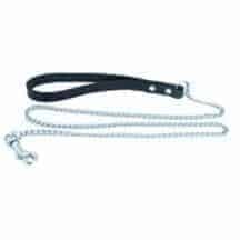 Поводок-цепь BDSM Арсенал 85 см, серебристая. Нет в наличии Поводок-цепь BDSM Арсенал 85 см, серебристая