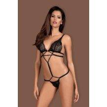Боди Obsessive Mixty teddy, Чёрный, L/XL