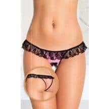 Трусики Soft Line G-String с доступом, черно-розовые OS. Нет в наличии Трусики Soft Line G-String с доступом, черно-розовые OS