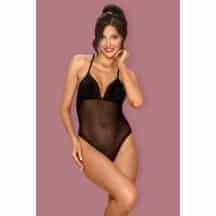 Боди Obsessive Alifini teddy, Чёрный, S/M Боди Obsessive Alifini teddy, Чёрный, S/M