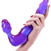 Безремневой страпон ToyJoy Bend Over Boyfrend, фиолетовый