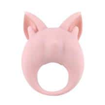 Виброкольцо Lola Games MiMi Animals Kitten Kiki, светло-розовое