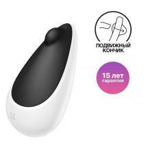 Мини-вибратор Satisfyer Spot On 3, черно-белый. Нет в наличии Мини-вибратор Satisfyer Spot On 3, черно-белый