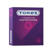 Презервативы Torex ультратонкие, 3 шт Презервативы Torex ультратонкие, 3 шт