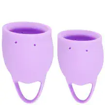 Набор менструальных чаш Lola Games Natural Wellness Orchid, 2 шт, сиреневый
