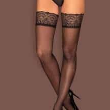 Чулки Obsessive Firella stockings, Чёрный, S/M. Нет в наличии Чулки Obsessive Firella stockings, Чёрный, S/M