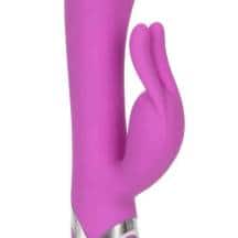 Вибратор-кролик с ротацией и подвижными шариками CalExotics Enchanted Bunny, фиолетовый