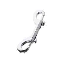 Карабин двусторонний Toyfa Metal, серебристый. Нет в наличии Карабин двусторонний Toyfa Metal, серебристый