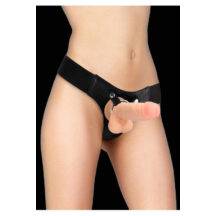Страпон с кожанными трусиками Realistic 8" Strap-on Shots