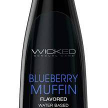 Оральный лубрикант Wicked Aqua Черничный маффин на водной основе, 120 мл. Нет в наличии Оральный лубрикант Wicked Aqua Черничный маффин на водной основе, 120 мл