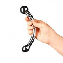 Изогнутый стимулятор из стали Le Wand Bow, серебристый Изогнутый стимулятор из стали Le Wand Bow, серебристый