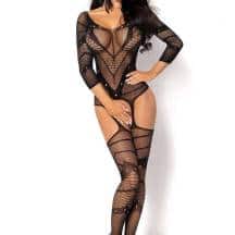 Боди Beauty Night Esmeralda, Чёрный, S/M/L