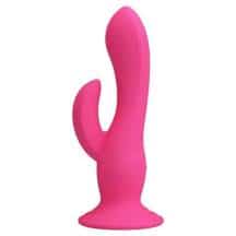 Вибратор-кролик на присоске Pretty Love Alvin, розовый. Нет в наличии Вибратор-кролик на присоске Pretty Love Alvin, розовый