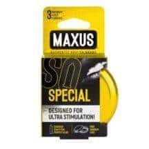 Презервативы точечно-ребристые Maxus Special, 3 шт
