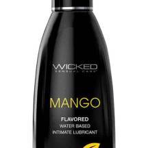 Оральный лубрикант Wicked Aqua Манго на водной основе, 60 мл