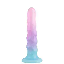Фаллоимитатор Lola Toys Flow Unicorn 17 см, разноцветный