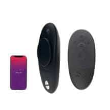 Клиторальный вибратор в трусики We-Vibe Moxie+ с пультом ДУ, черный Клиторальный вибратор в трусики We-Vibe Moxie+ с пультом ДУ, черный