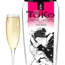 Оральный лубрикант Shunga Toko Aroma Клубника с шампанским на водной основе, 165 мл