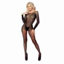 Боди-комбинезон Amor El Leopard с открытым доступом S/L, черный. Нет в наличии Боди-комбинезон Amor El Leopard с открытым доступом S/L, черный