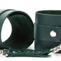 Наножники BDSM Арсенал Lady's Arsenal, изумрудные