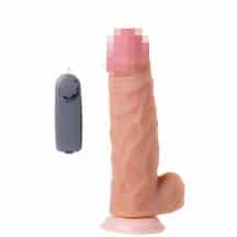 Фаллоимитатор с вибрацией Интимная Жизнь Философ на проводном управлении 27 см, телесный Фаллоимитатор с вибрацией Интимная Жизнь Философ на проводном управлении 27 см, телесный