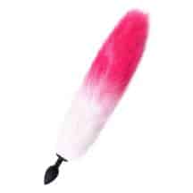 Анальная втулка с бело-розовым хвостом Popo Pleasure Toyfa, S, черный. Нет в наличии Анальная втулка с бело-розовым хвостом Popo Pleasure Toyfa, S, черный