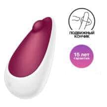 Мини-вибратор Satisfyer Spot On 3, бордово-белый. Нет в наличии Мини-вибратор Satisfyer Spot On 3, бордово-белый