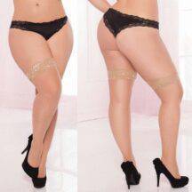 Чулки Seven`til Midnight Большого Размера с Кружевной Резинкой - XL, телесный. Нет в наличии Чулки Seven`til Midnight Большого Размера с Кружевной Резинкой - XL, телесный