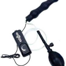 Анальная пробка Zepplin Black Inflatable Anal Wand Seven Creations, черный