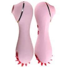 Вакуумный стимулятор клитора с нагревом Otouch Pet, розовый. Нет в наличии Вакуумный стимулятор клитора с нагревом Otouch Pet, розовый