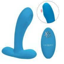 Массажер простаты с осцилляцией и пультом ДУ CalExotics Pulsing Pleaser, голубой. Нет в наличии Массажер простаты с осцилляцией и пультом ДУ CalExotics Pulsing Pleaser, голубой